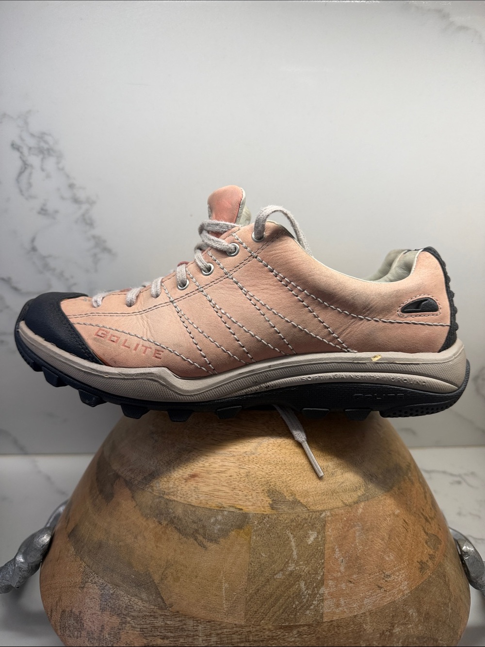 Golite Women’s Pink Leather Hiking Shoe